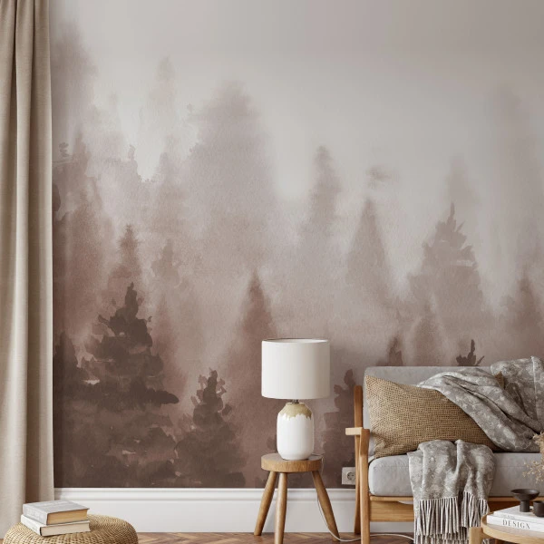 Watercolor Forest Wall Murals