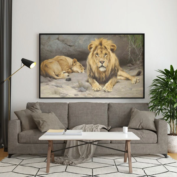 Lion Canvas Wall Art